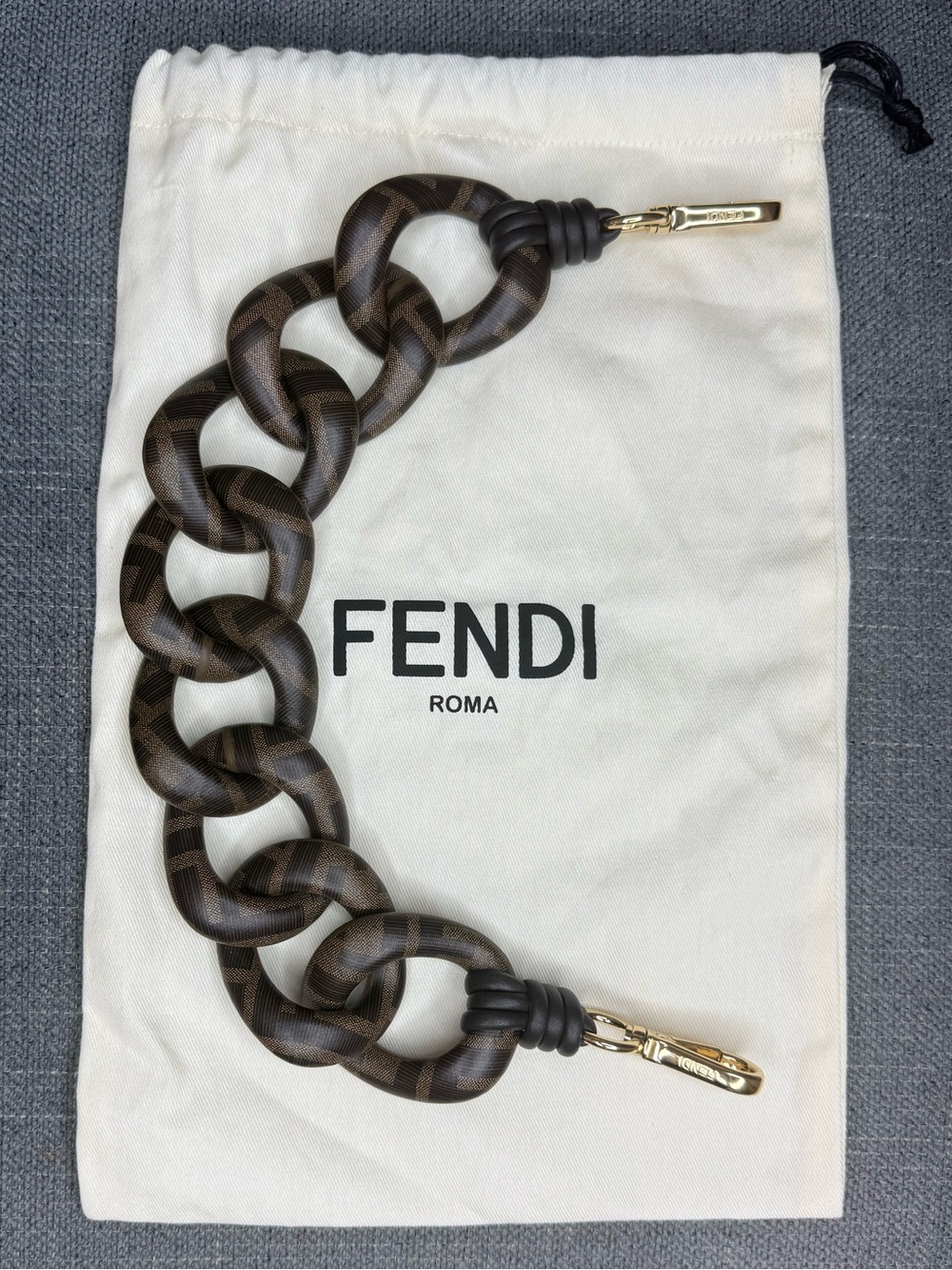FENDI mini “strap you” bag strap charm